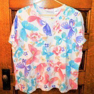 *** ALFRED DUNNER *** Top ~ Beads Scattered Throughout